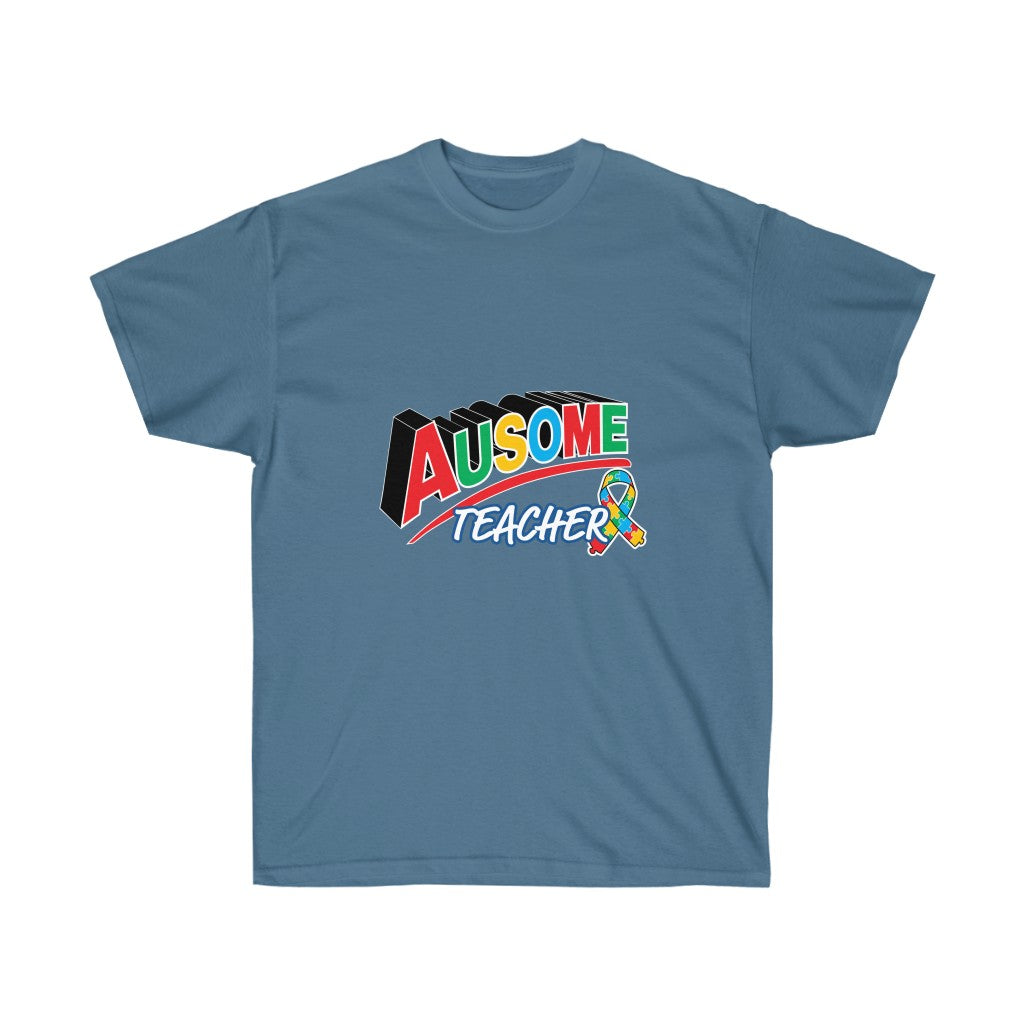 Super Hero Ausome Teacher T-Shirt